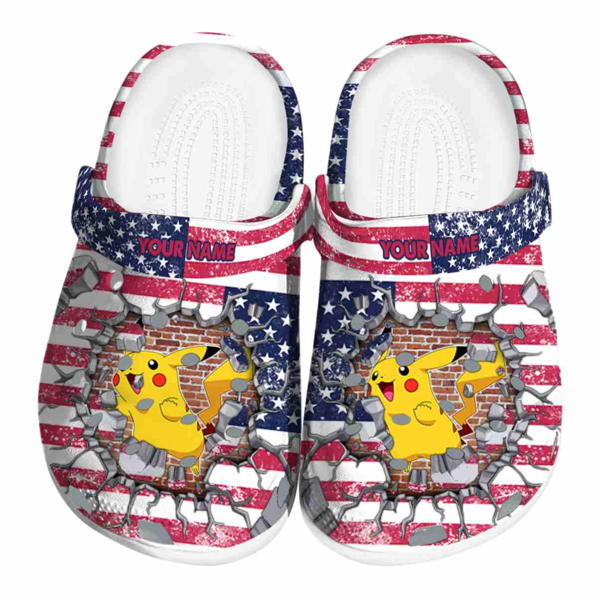 Pikachu Pokemon Anime Crocs Crocband Clogs Shoes Comfortable For Men Women and Kids
