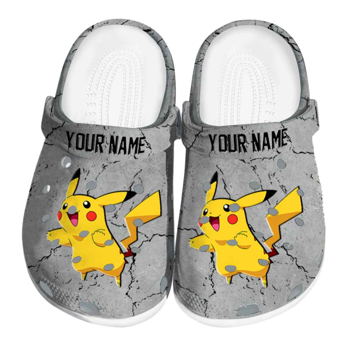 Pikachu Pokemon Anime Crocs Crocband Clogs Shoes Comfortable For Men Women and Kids