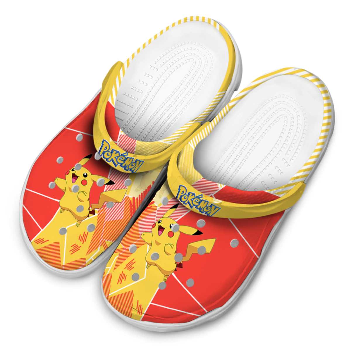 Pikachu Pokemon Anime Crocs Crocband Clogs Shoes Comfortable For Men Women and Kids - Image 4