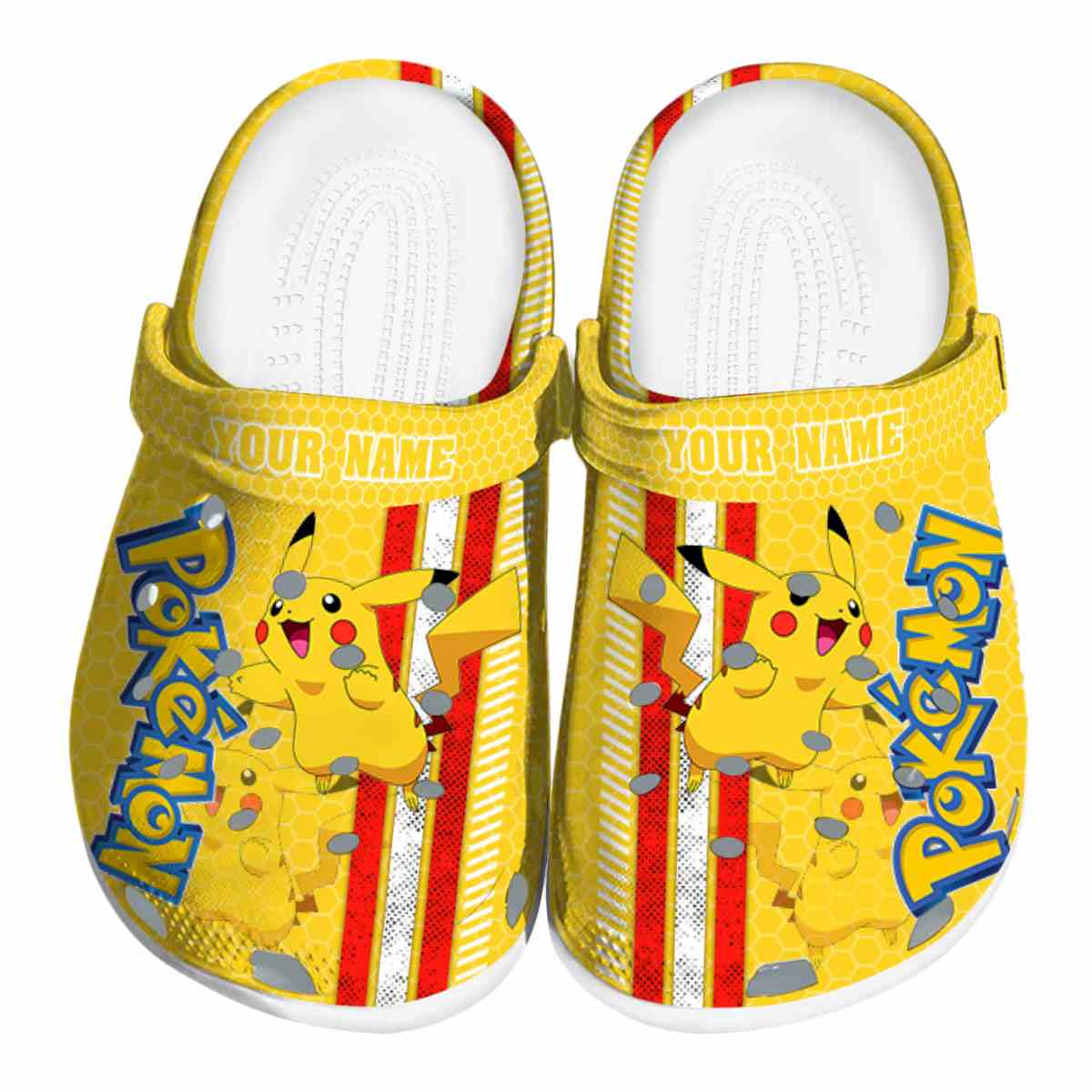 Pikachu Pokemon Anime Crocs Crocband Clogs Shoes Comfortable For Men Women and Kids