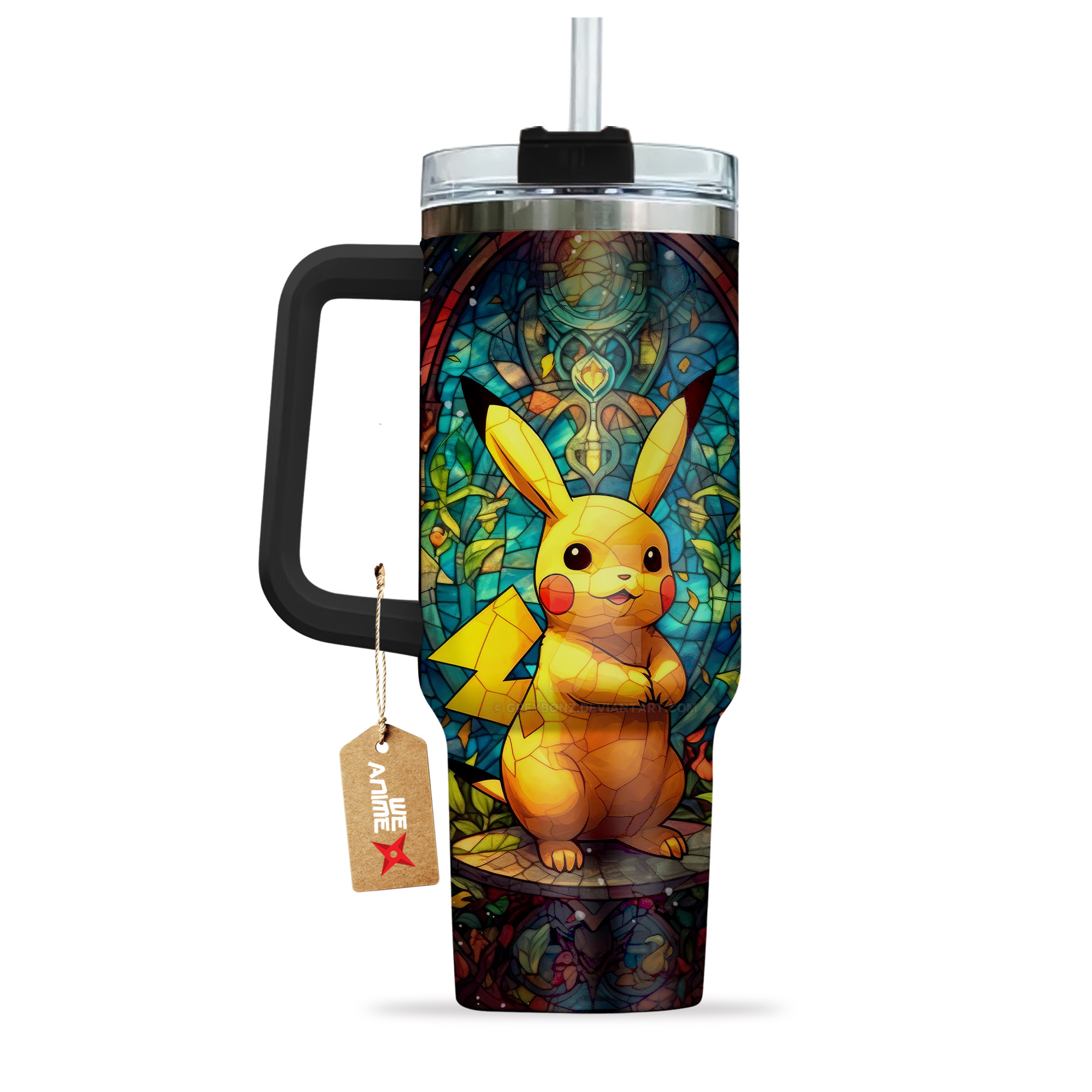 Pikachu Pokemon Anime Custom Stanley Cup 40 oz 30 oz Tumbler With HandleTVC2301136 - Image 3