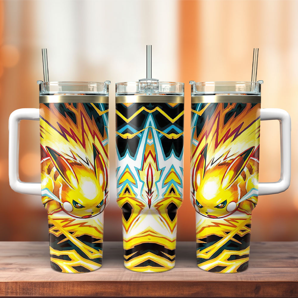 Pikachu Pokemon Cartoon Custom Stanley Cup 40 oz 30 oz Tumbler With HandleTVC2301347