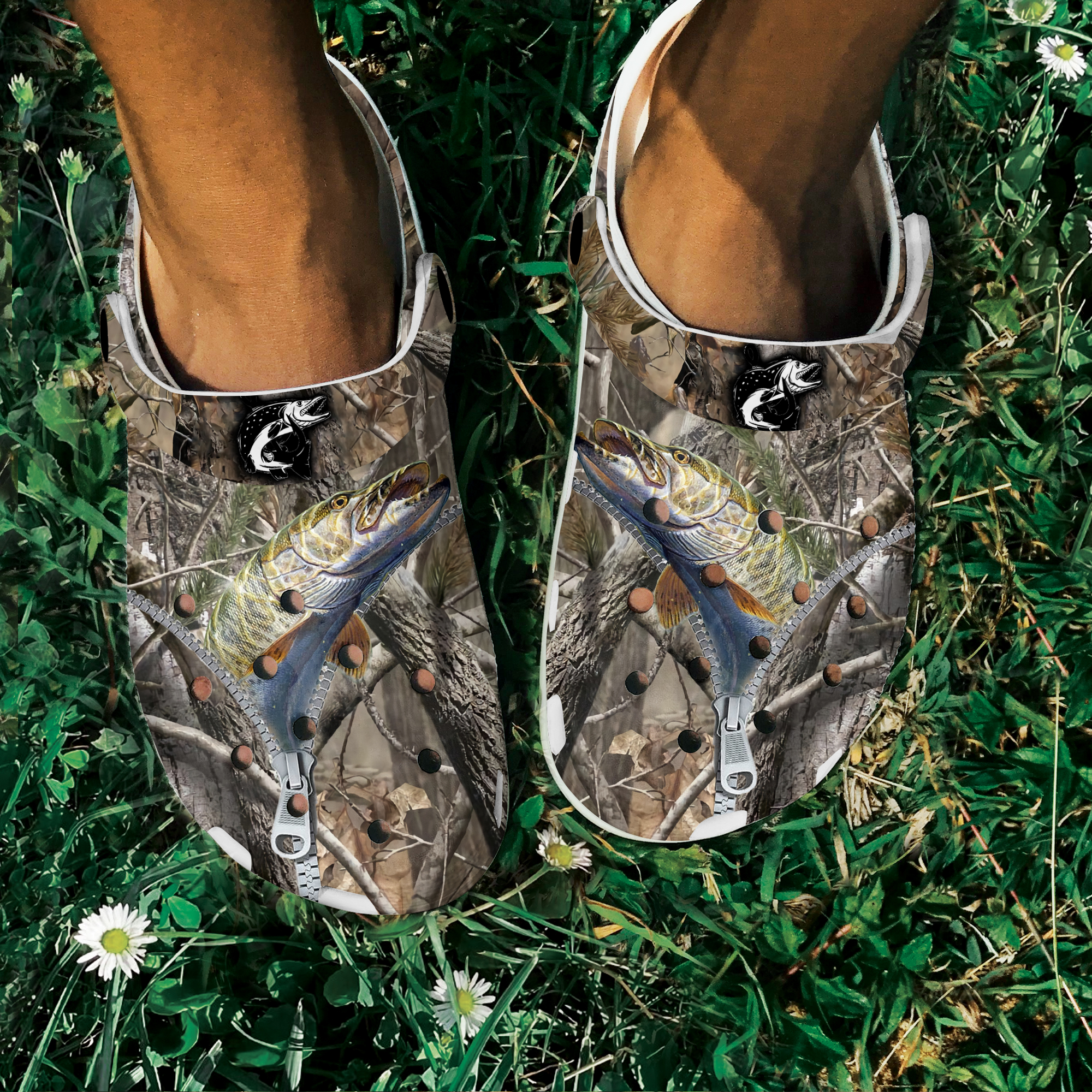 Pike Fishing Crocs Crocband Clogs Shoes Comfortable For Men Women and Kids - Image 4