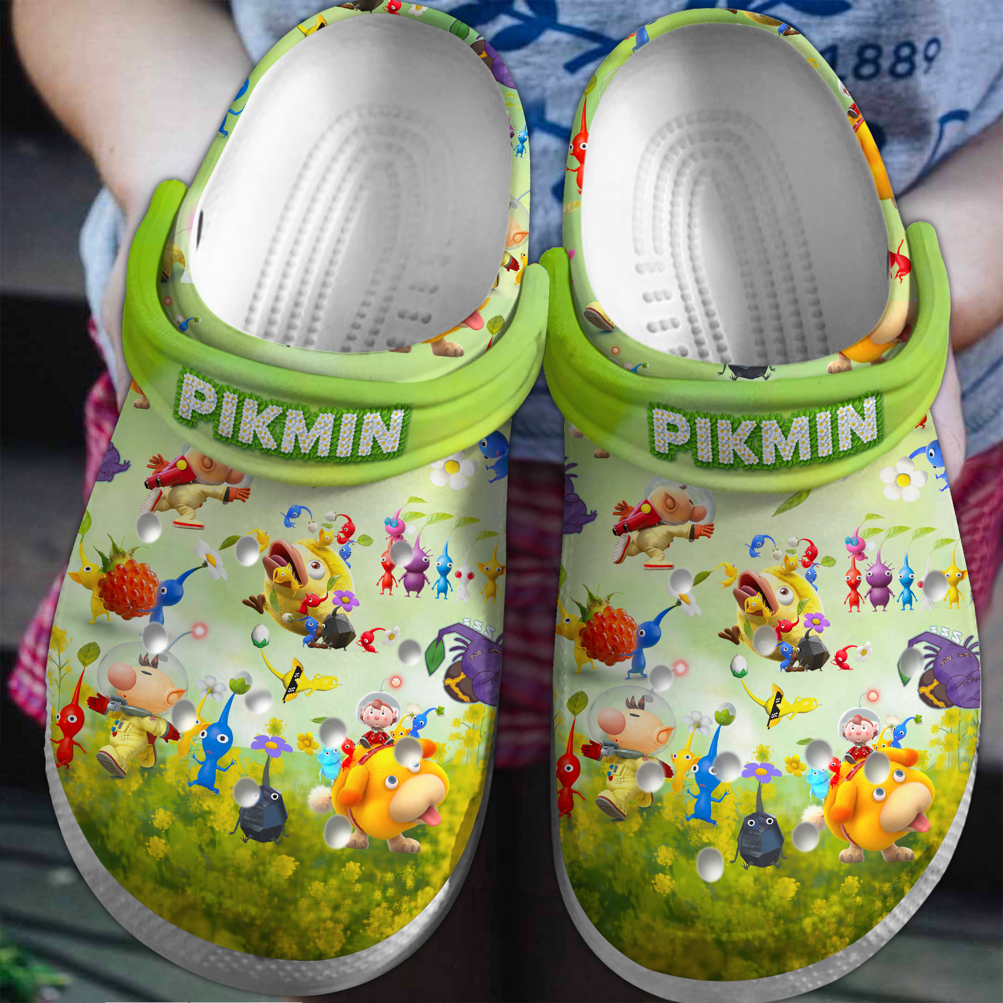 Pikmin Game Crocs Crocband Clogs Shoes Comfortable For Men Women and Kids