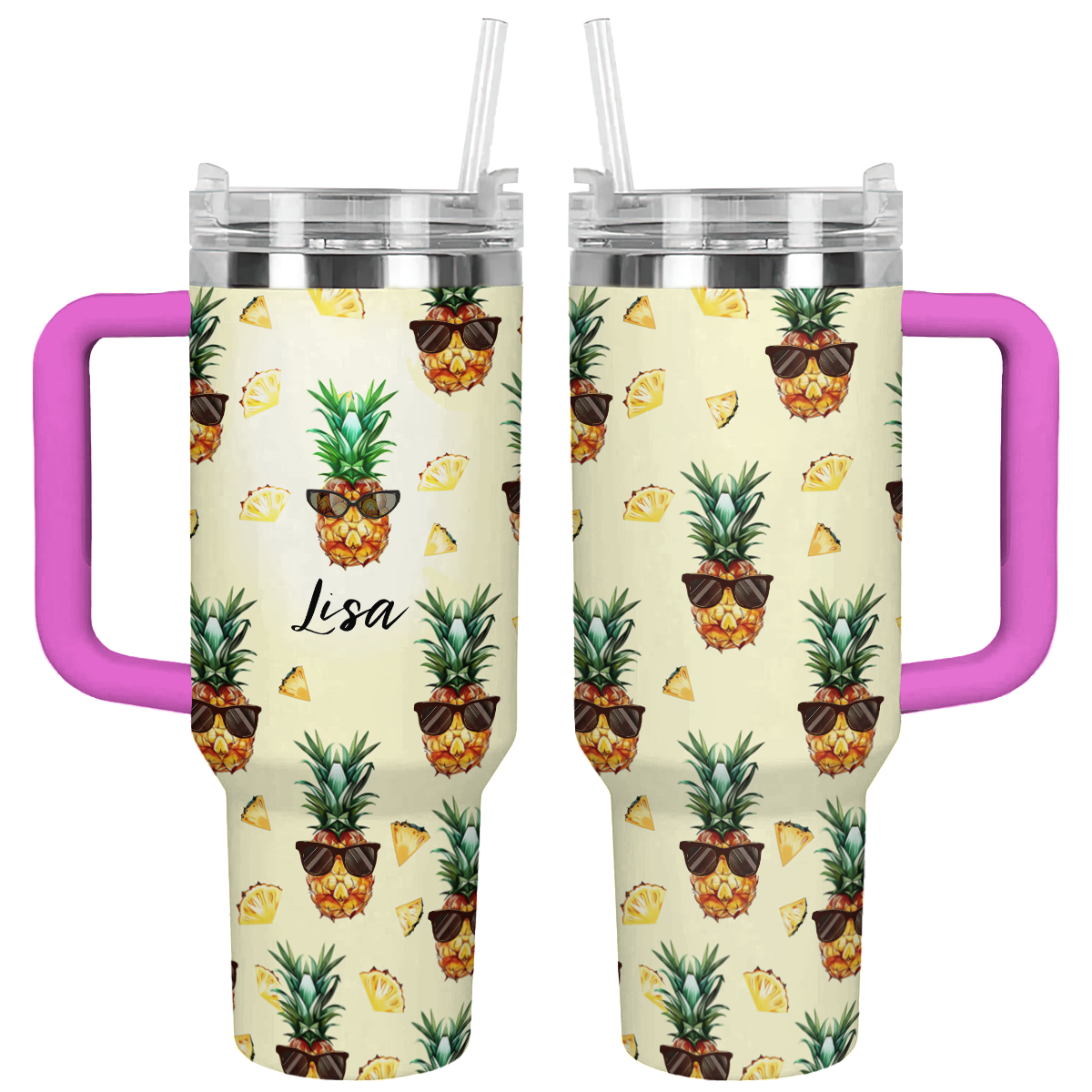 Pineapple Custom Stanley Cup 40 oz 30 oz Tumbler With HandleTVC2301793 - Image 2
