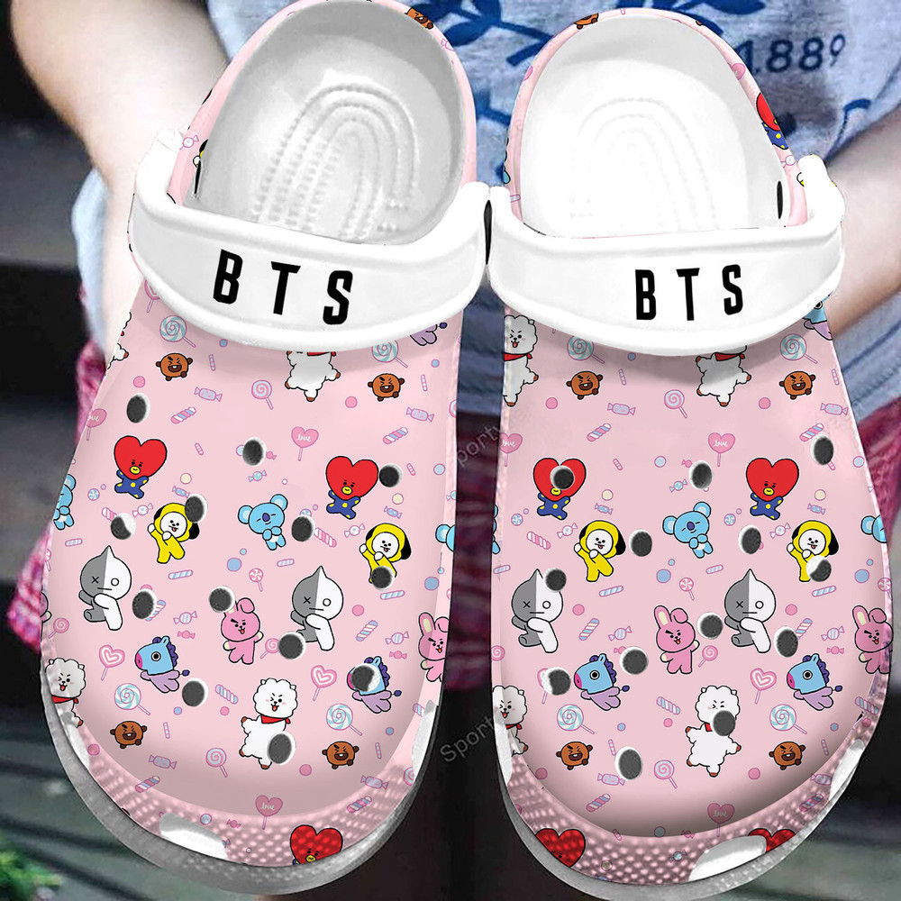 Pink Bt World Cartoon Clog Shoes