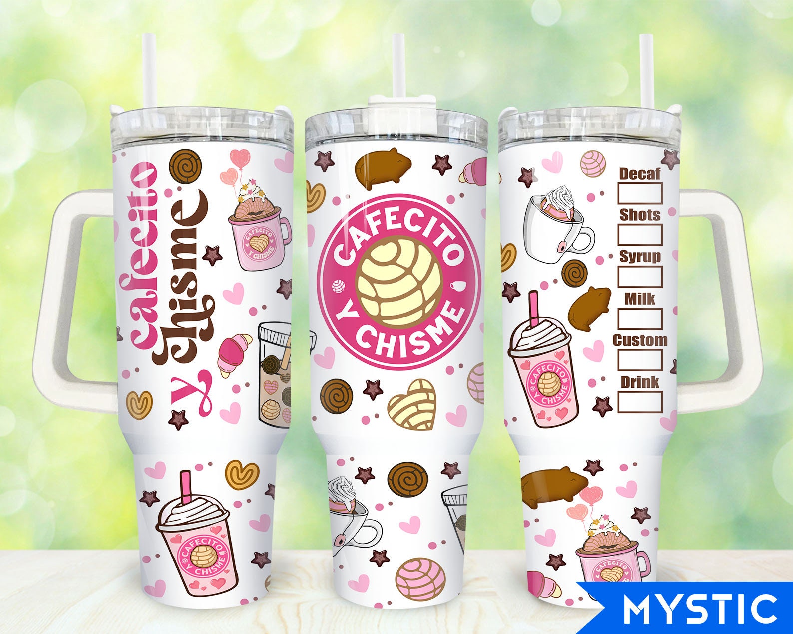 Pink Coffee Cups Custom Stanley Cup 40 oz 30 oz Tumbler With HandleTVC2301915