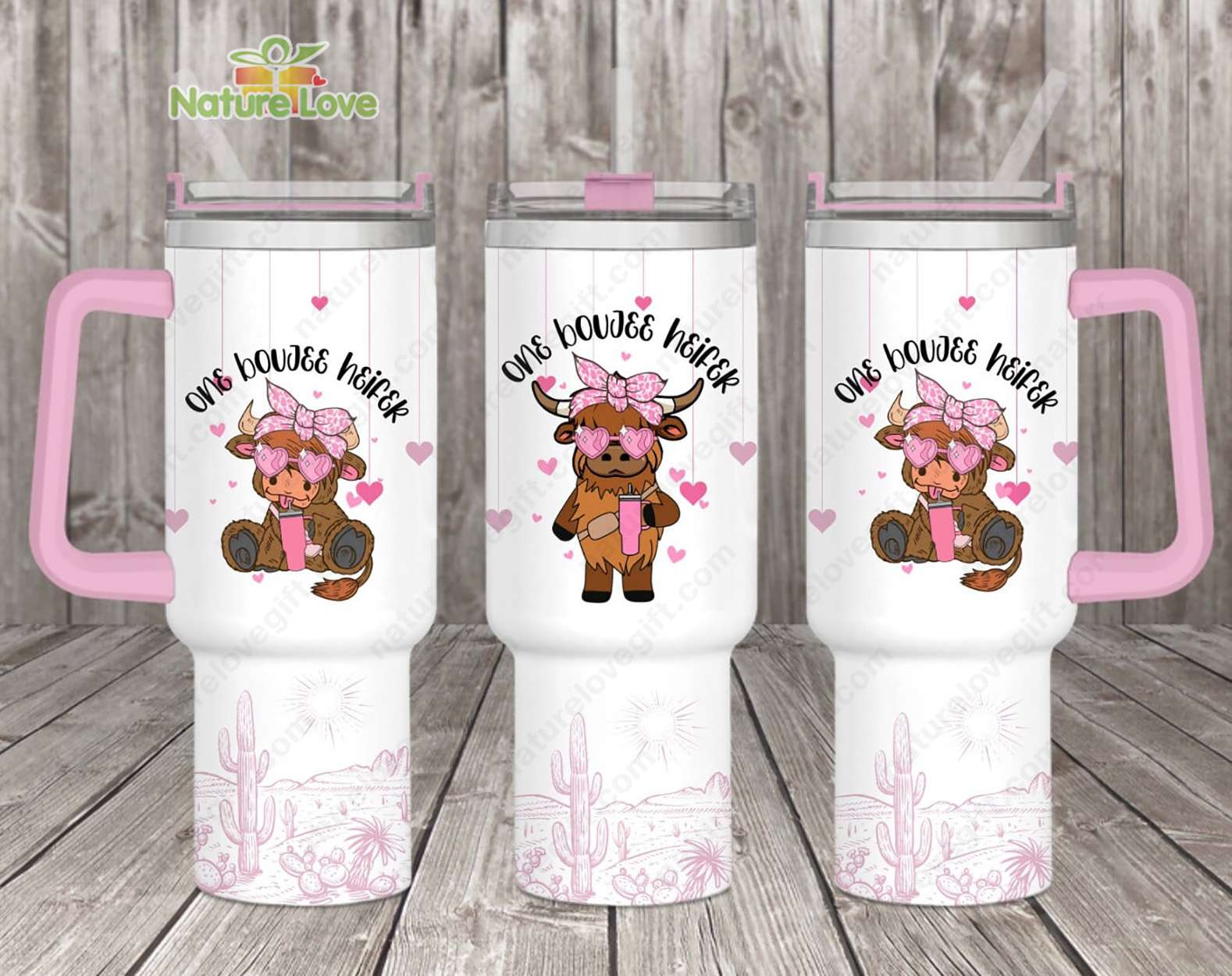 Pink Cow Custom Stanley Cup 40 oz 30 oz Tumbler With HandleTVC2301903