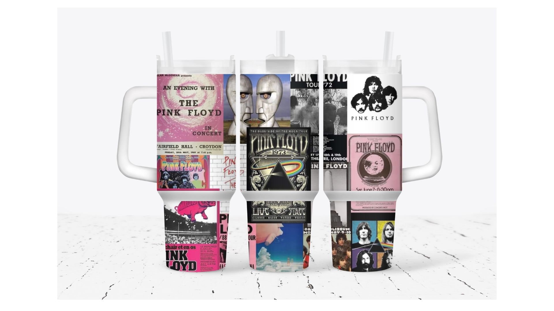 Pink Floyd Music Custom Stanley Cup 40 oz 30 oz Tumbler With HandleTVC2301931