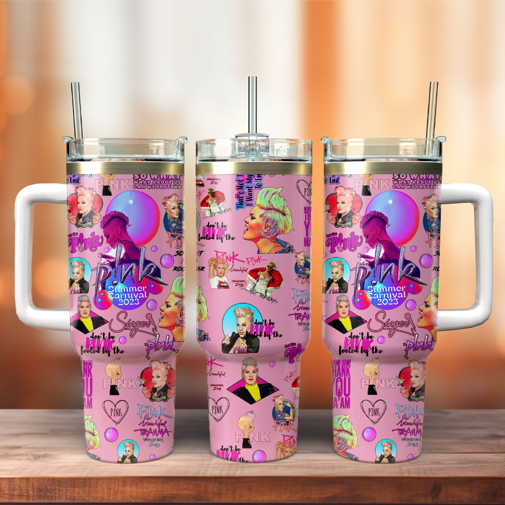 Pink Music Custom Stanley Cup 40 oz 30 oz Tumbler With HandleTVC2301257