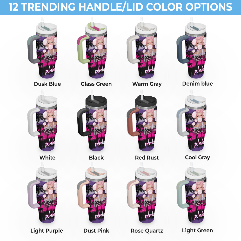 Pink Music Custom Stanley Cup 40 oz 30 oz Tumbler With HandleTVC2301713 - Image 4