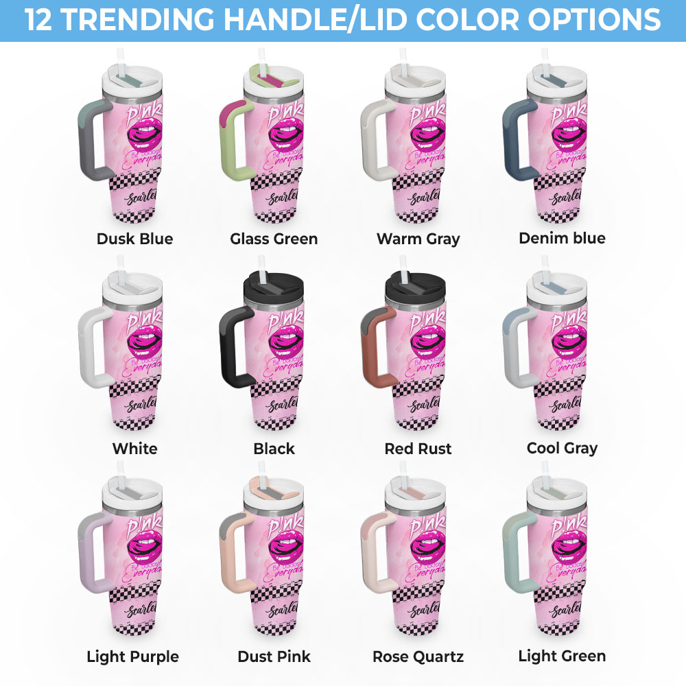 Pink Music Custom Stanley Cup 40 oz 30 oz Tumbler With HandleTVC2301721 - Image 4