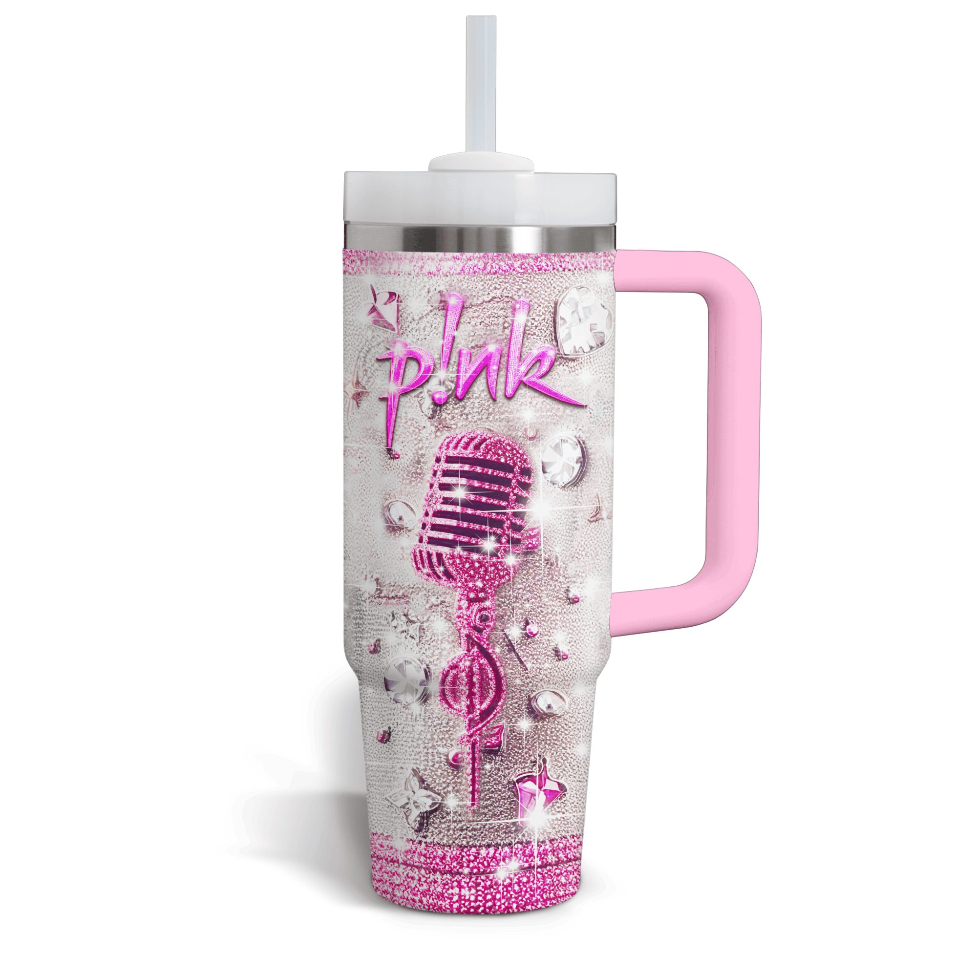 Pink Music Custom Stanley Cup 40 oz 30 oz Tumbler With HandleTVC2301798 - Image 4