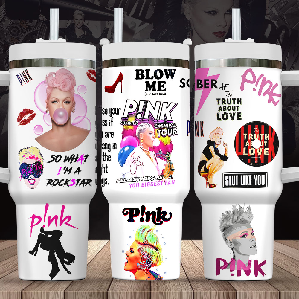 PINK Music Custom Stanley Cup 40 oz 30 oz Tumbler With HandleTVC2301847