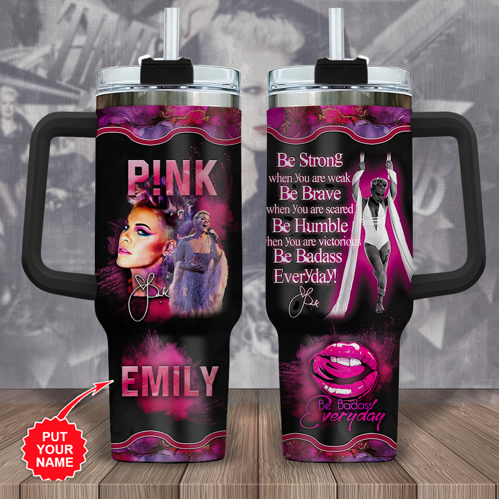 PINK Music Custom Stanley Cup 40 oz 30 oz Tumbler With HandleTVC2301848