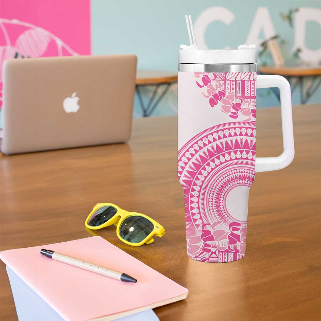 Pink Niue Language Week The Rock Coconut Crab Siapo Custom Stanley Cup 40 oz 30 oz Tumbler With HandleTVC2301363 - Image 5