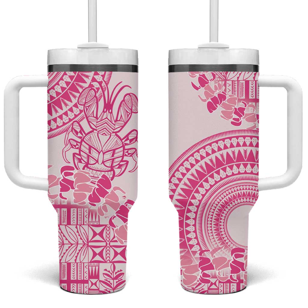 Pink Niue Language Week The Rock Coconut Crab Siapo Custom Stanley Cup 40 oz 30 oz Tumbler With HandleTVC2301363