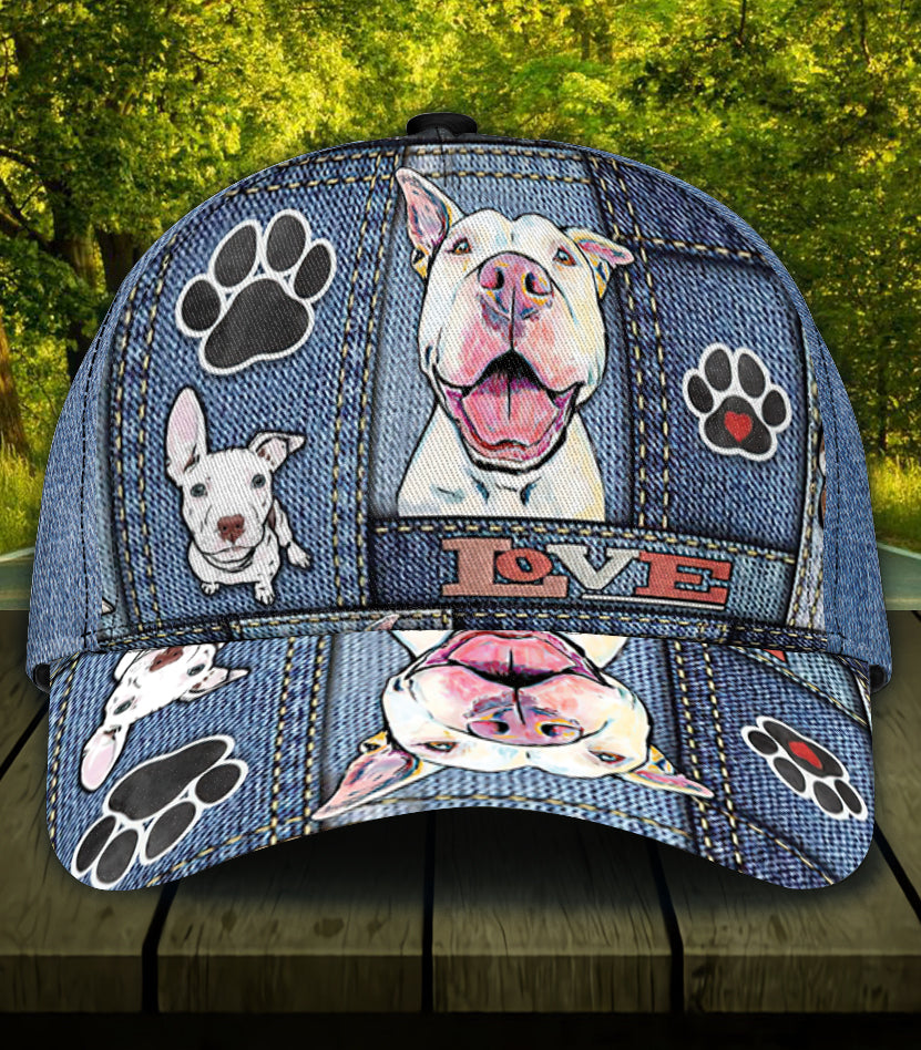 Pitbull Classic Cap, Gift for Pitbull Lovers Trucker Hats Custom Hats Gifts For Men & Women