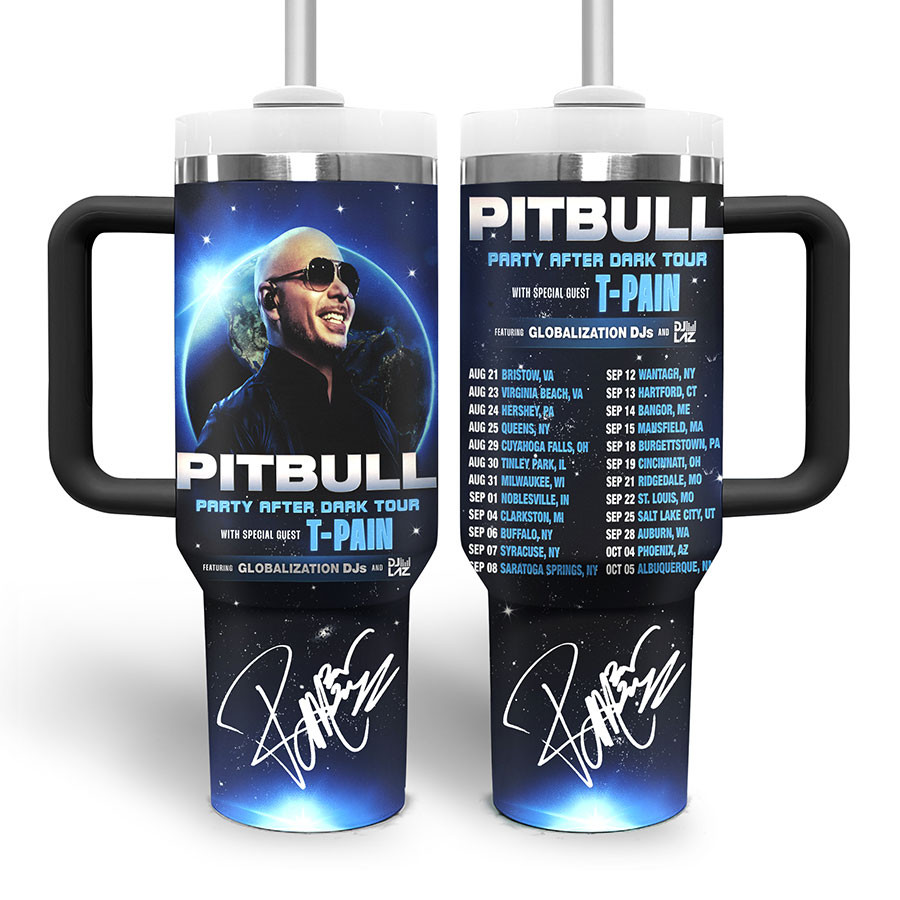 Pitbull Music Custom Stanley Cup 40 oz 30 oz Tumbler With HandleTVC2301325 - Image 3