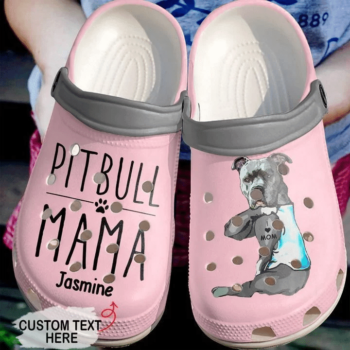 Pitbull Personalized Lover clog Shoes