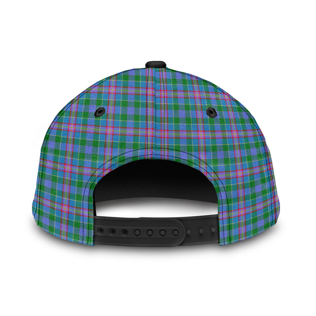 Pitcairn Hunting Tartan Baseball Cap, Tartan Plaid Cap with Family Crest K23 Trucker Hats Custom Hats Gifts For Men & Women