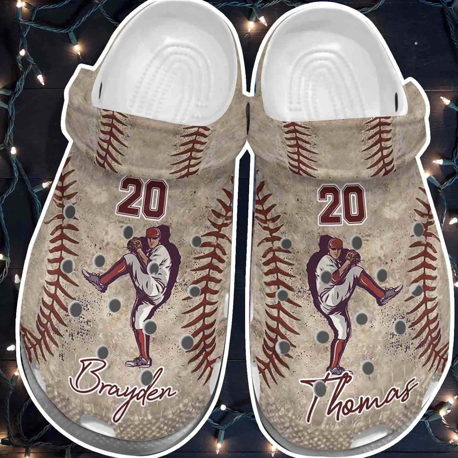 Pitcher Shoes For Batter Girl - Funny Baseball clogs