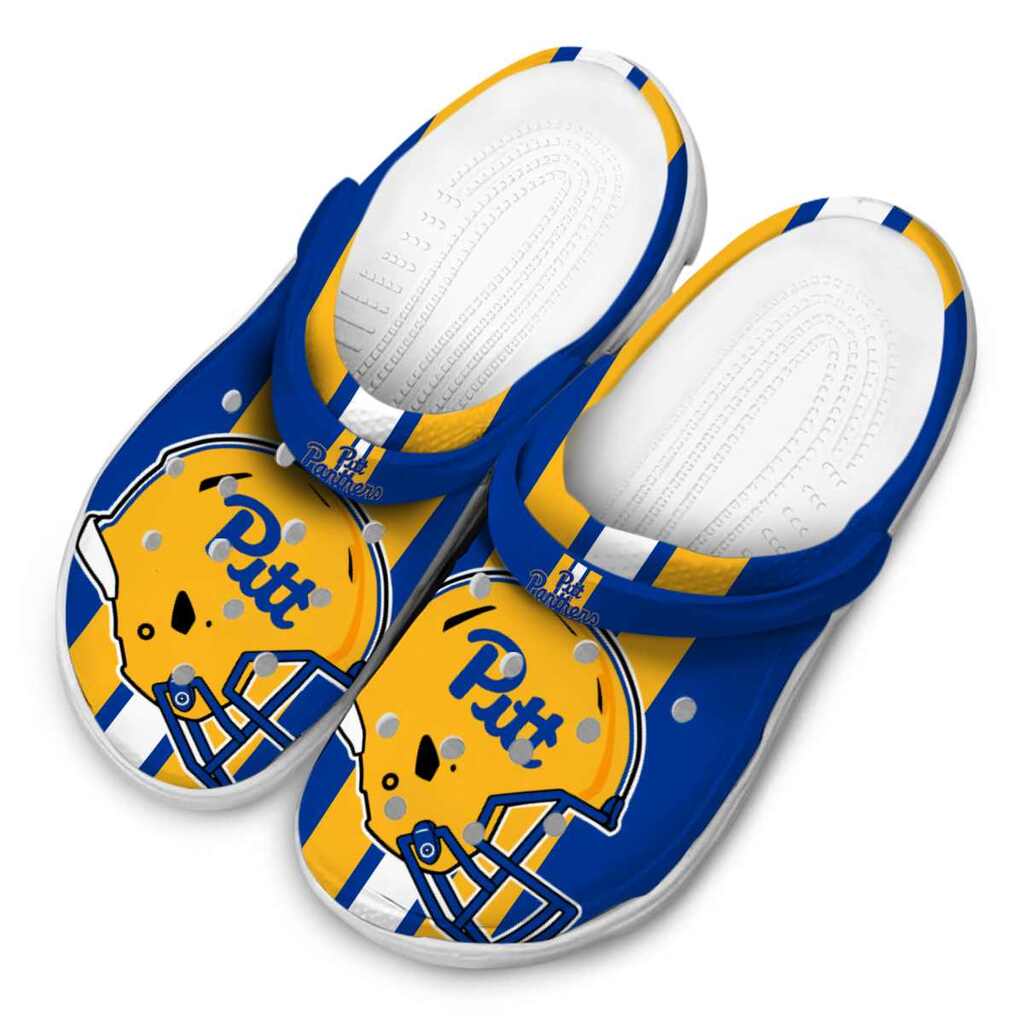 Pittsburgh Panthers Helmet Stripes ClogTVC1801793 - Image 4