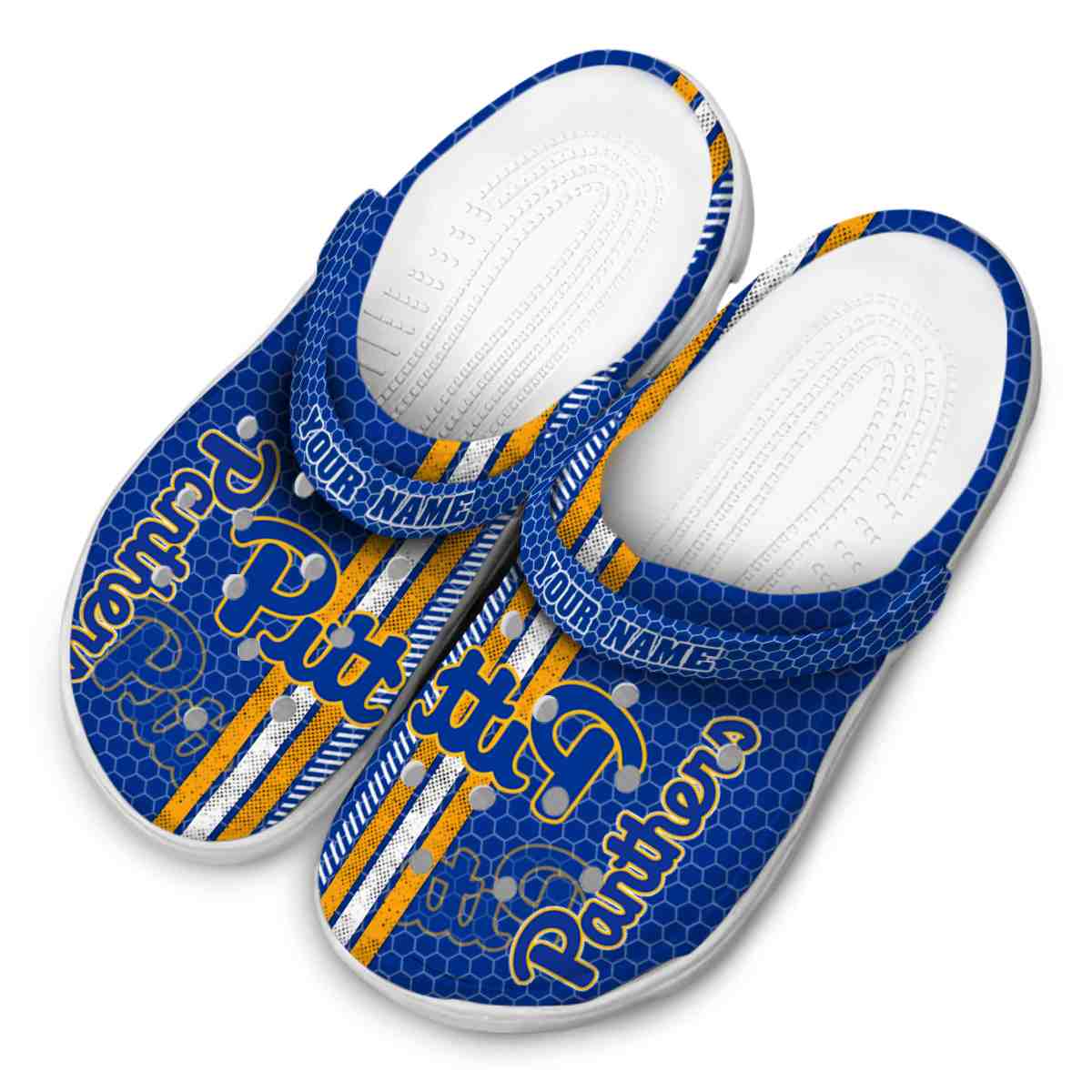 Pittsburgh Panthers NCAA Sport Crocs Crocband Clogs Shoes Comfortable For Men Women and Kids - Image 4