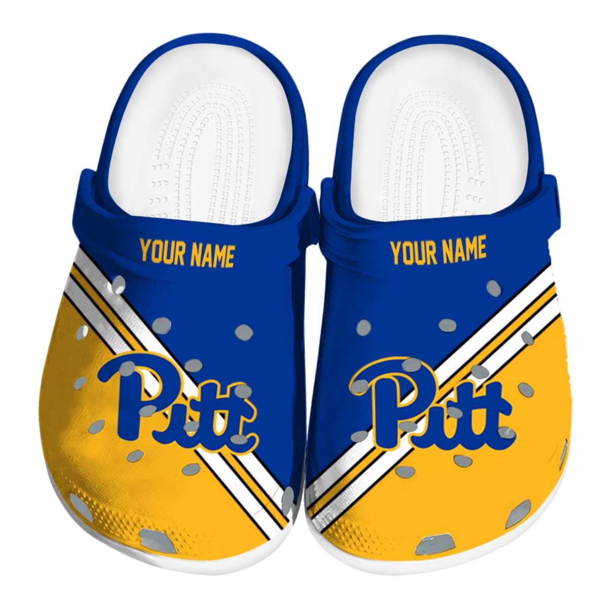 Pittsburgh Panthers NCAA Sport Crocs Crocband Clogs Shoes Comfortable For Men Women and Kids
