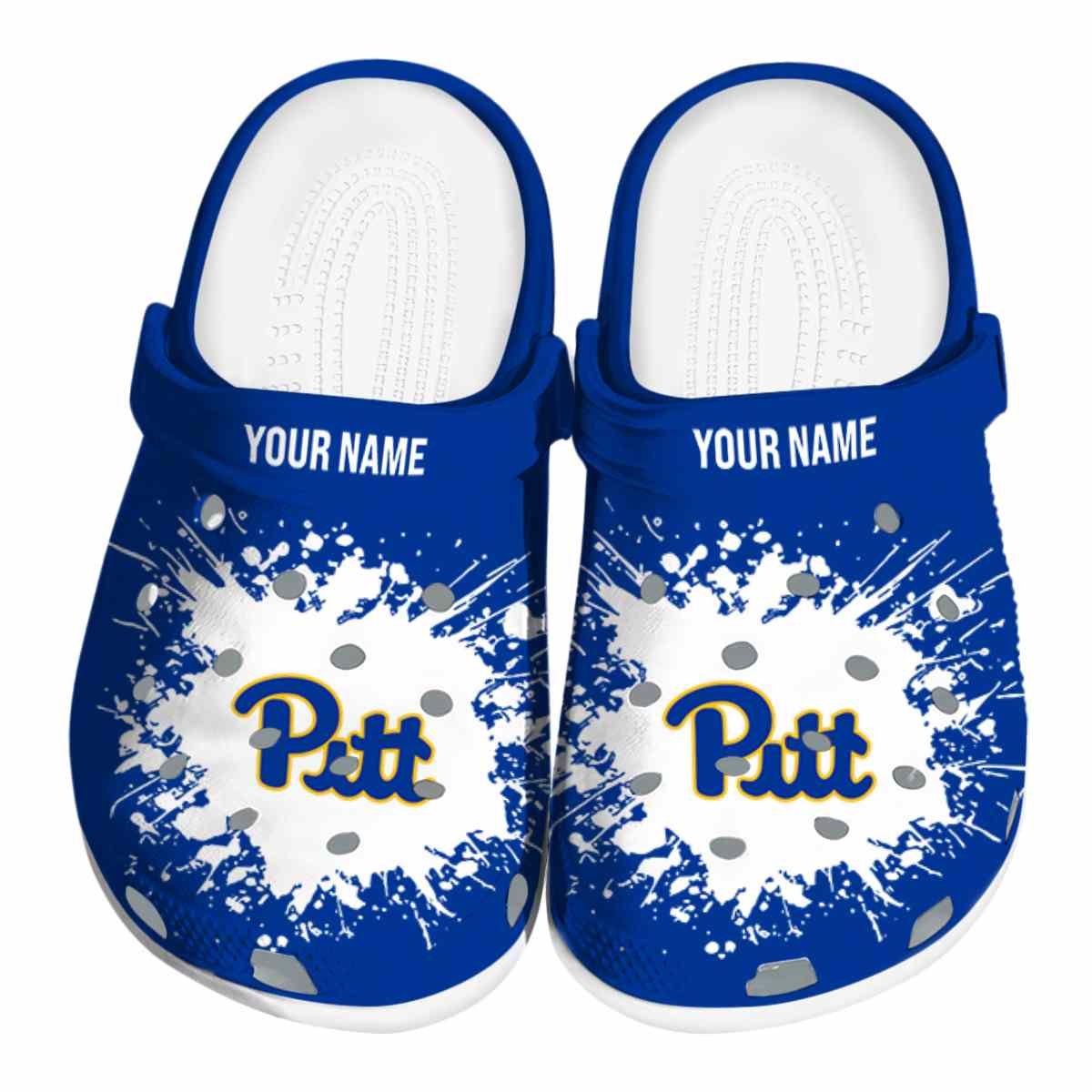 Pittsburgh Panthers NCAA Sport Crocs Crocband Clogs Shoes Comfortable For Men Women and Kids