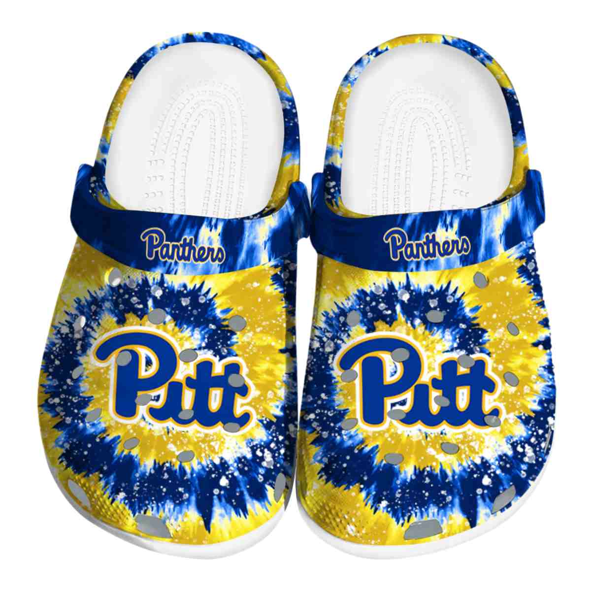 Pittsburgh Panthers NCAA Sport Crocs Crocband Clogs Shoes Comfortable For Men Women and Kids