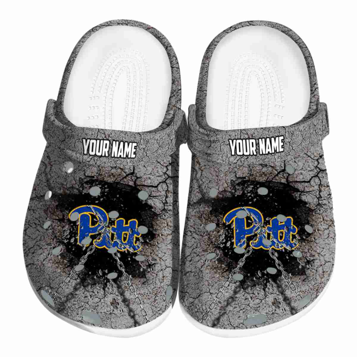 Pittsburgh Panthers NCAA Sport Crocs Crocband Clogs Shoes Comfortable For Men Women and Kids