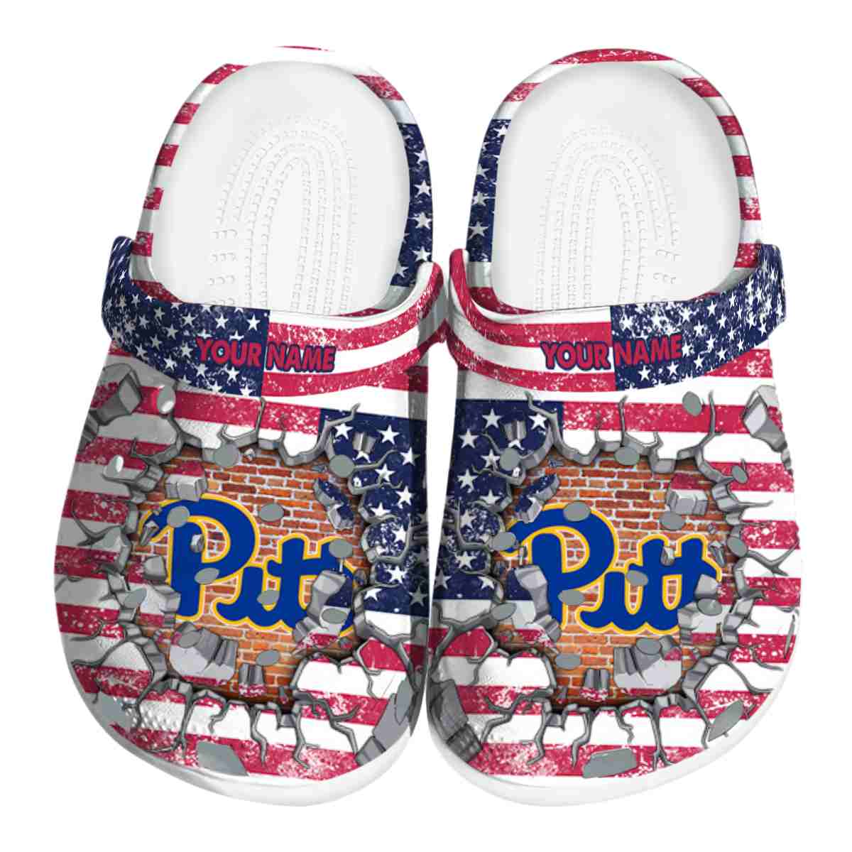 Pittsburgh Panthers NCAA Sport Crocs Crocband Clogs Shoes Comfortable For Men Women and Kids