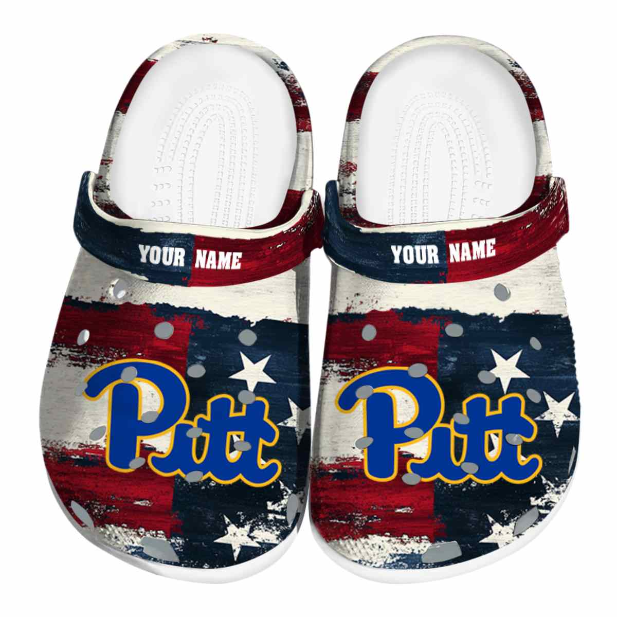 Pittsburgh Panthers NCAA Sport Crocs Crocband Clogs Shoes Comfortable For Men Women and Kids