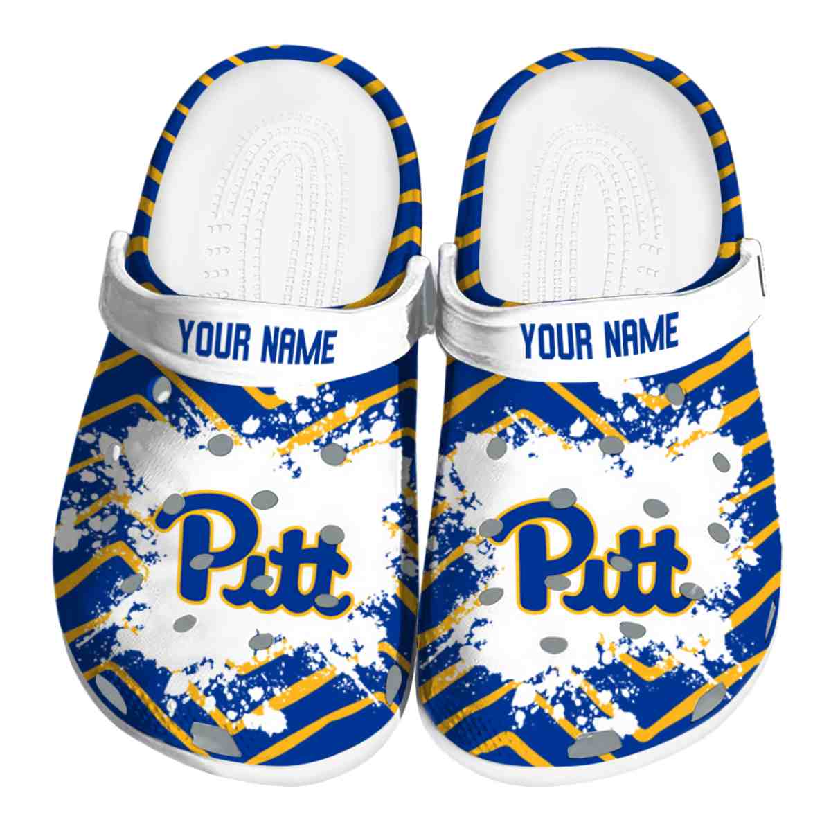 Pittsburgh Panthers NCAA Sport Crocs Crocband Clogs Shoes Comfortable For Men Women and Kids