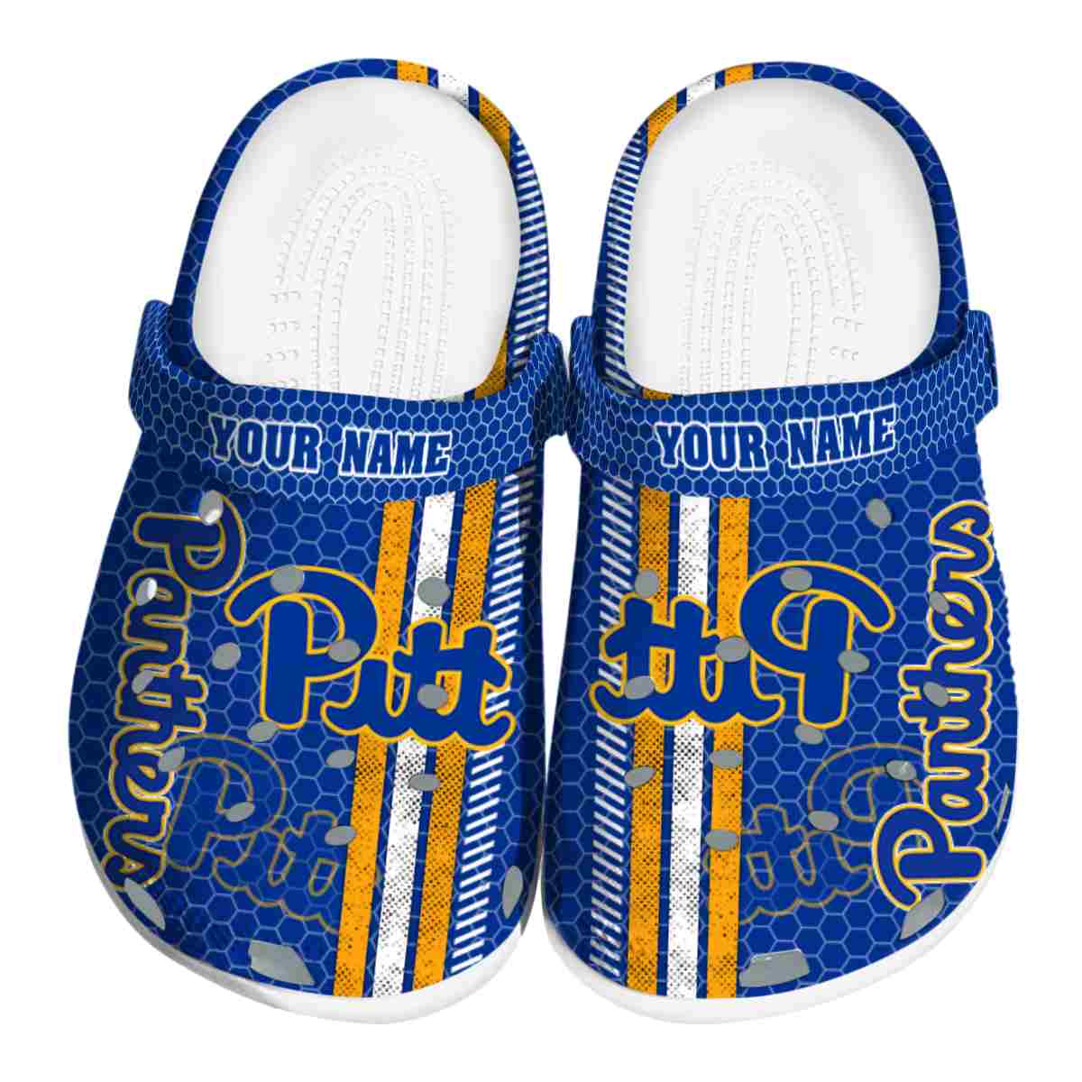 Pittsburgh Panthers NCAA Sport Crocs Crocband Clogs Shoes Comfortable For Men Women and Kids