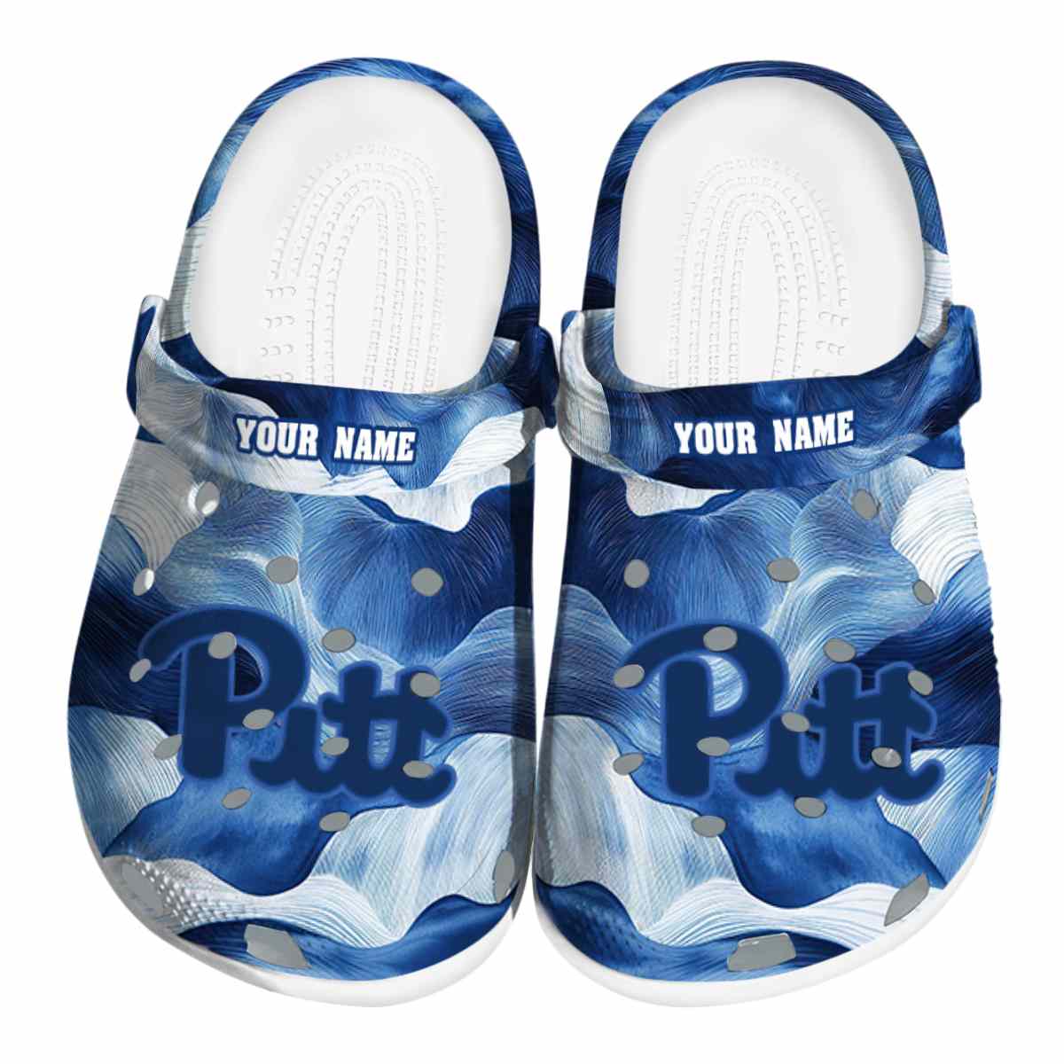 Pittsburgh Panthers NCAA Sport Crocs Crocband Clogs Shoes Comfortable For Men Women and Kids