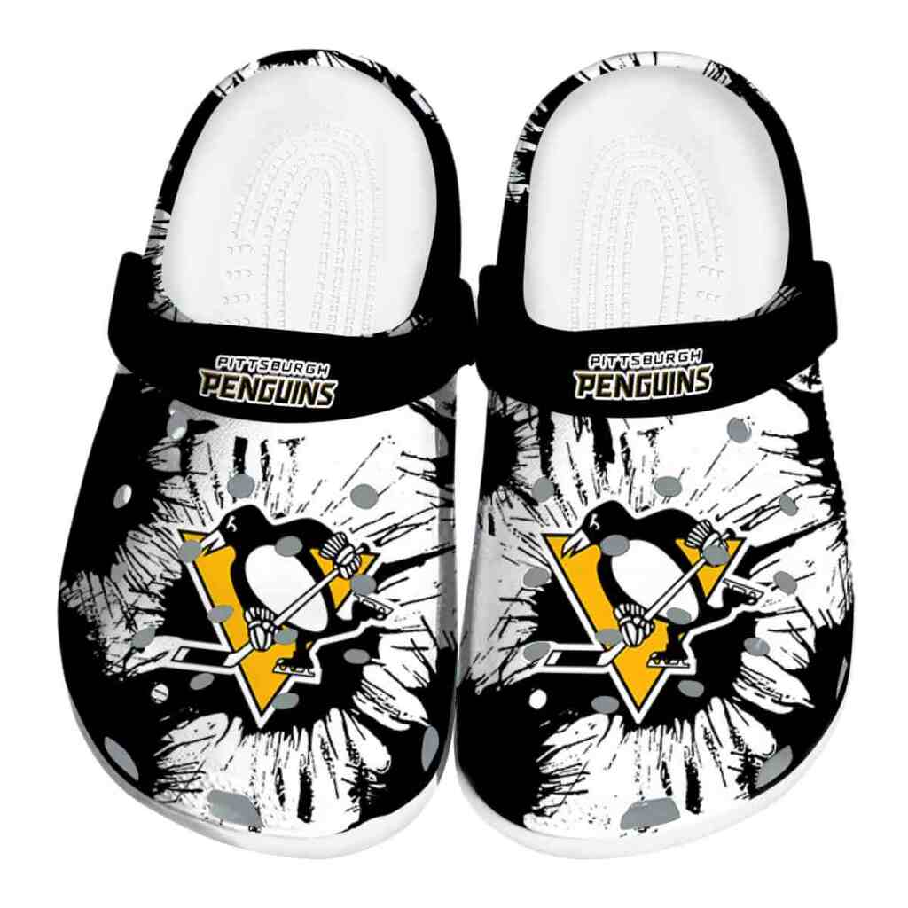 Pittsburgh Penguins Splatter Graphics ClogTVC1801900