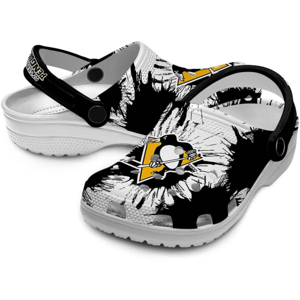 Pittsburgh Penguins Splatter Graphics ClogTVC1801900 - Image 3