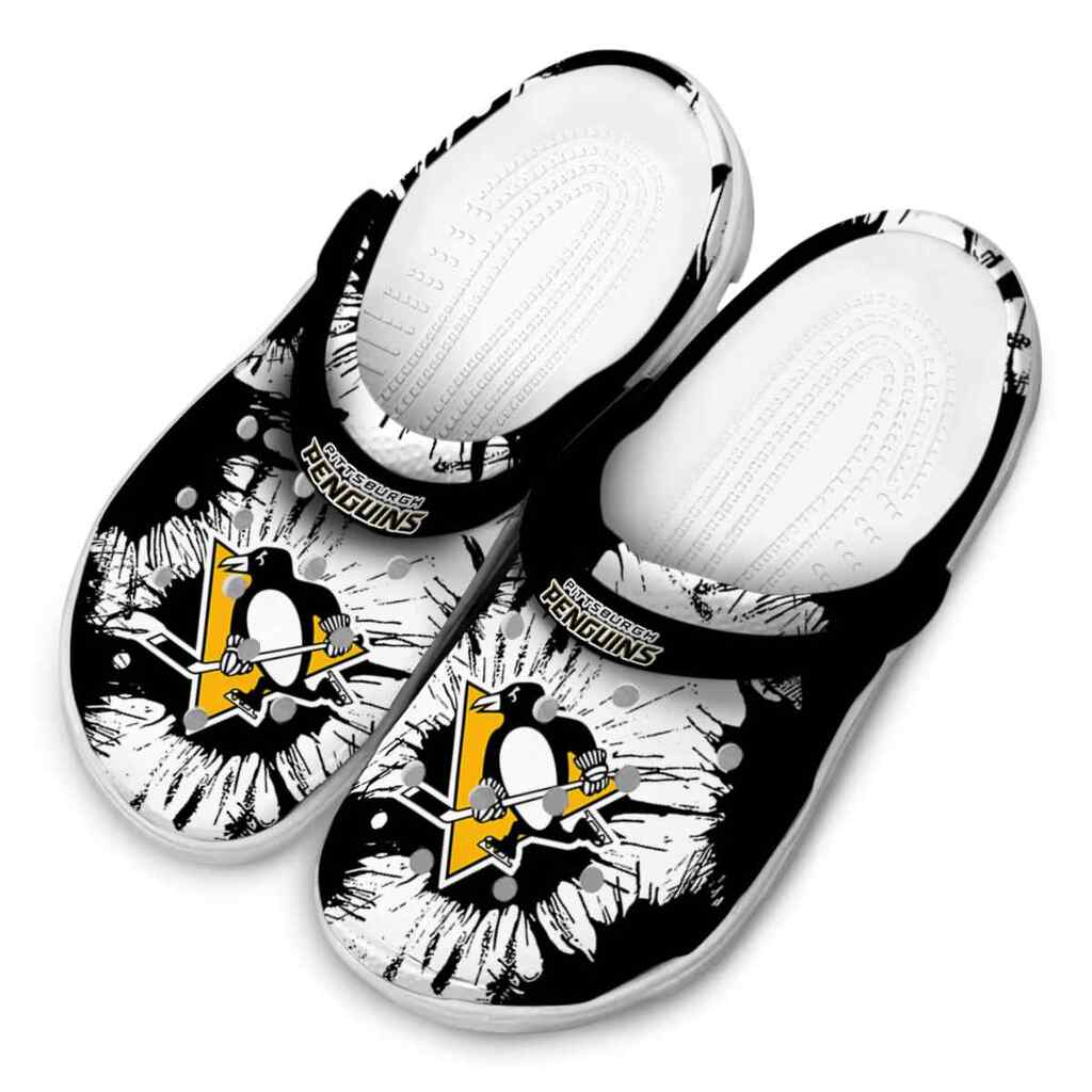 Pittsburgh Penguins Splatter Graphics ClogTVC1801900 - Image 4
