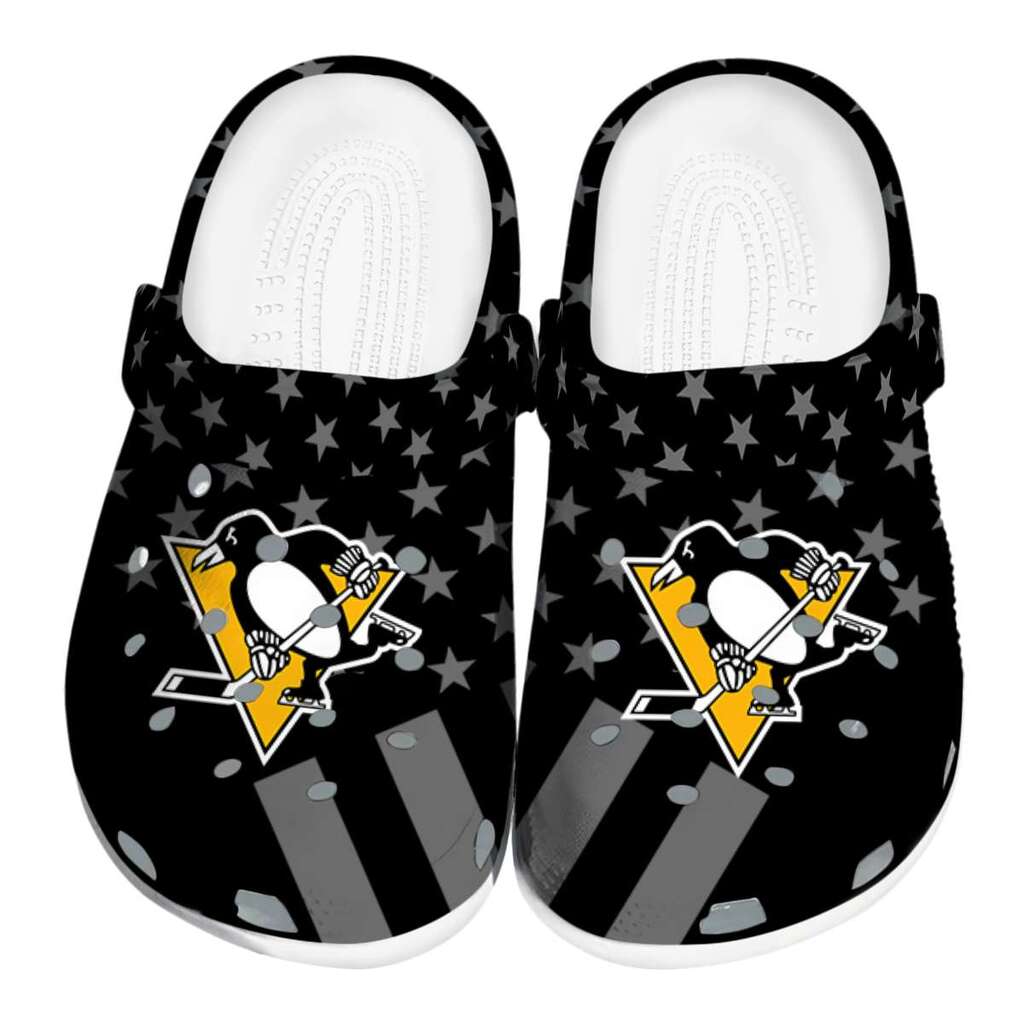 Pittsburgh Penguins Stellar Stripes Theme ClogTVC1801900