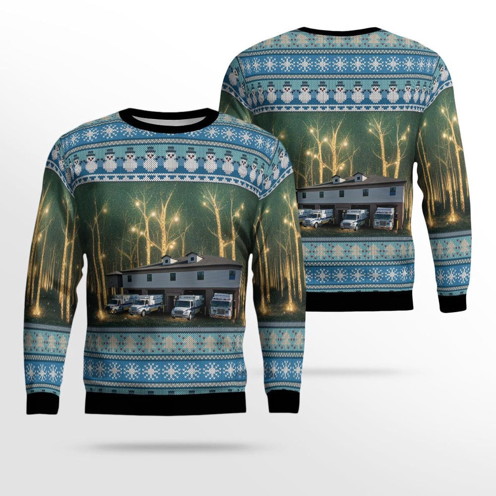 Pittsburgh Pennsylvania Ross West View EMSA AOP Ugly Sweater Unisex Christmas Gift