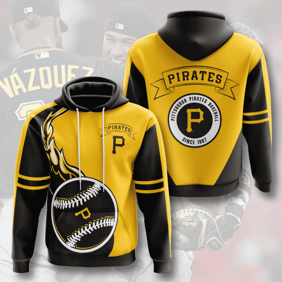 Pittsburgh Pirates 3D All Over Print Hoodie, Zip Hoodie
