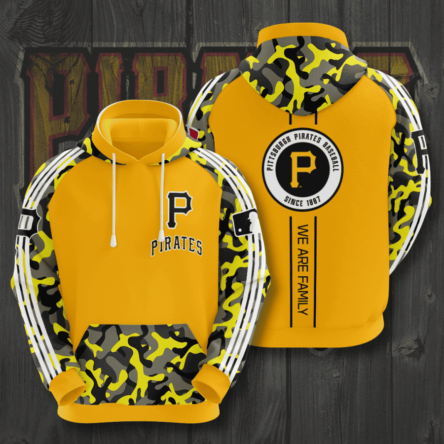 Pittsburgh Pirates 3D All Over Print Hoodie, Zip Hoodie