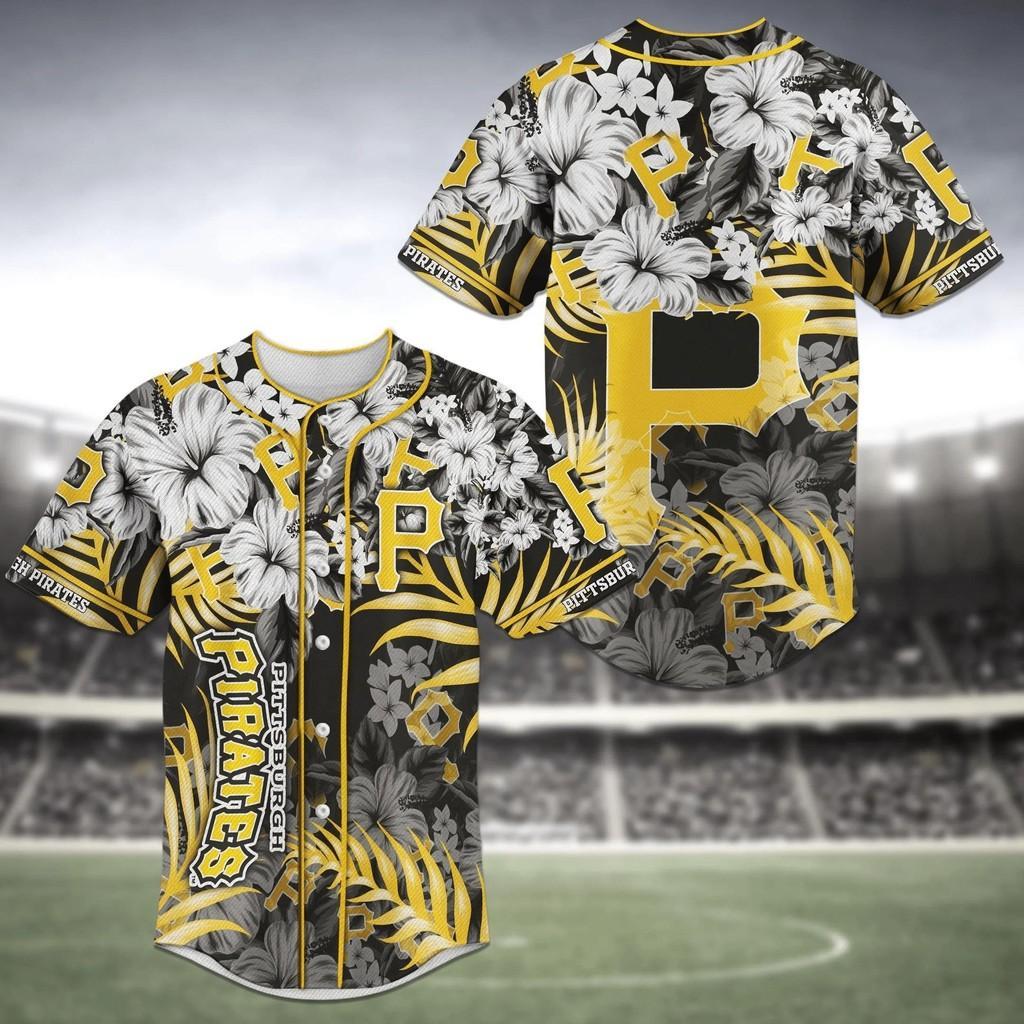 Pittsburgh Pirates Mlb Baseball Jersey Shirt Flower