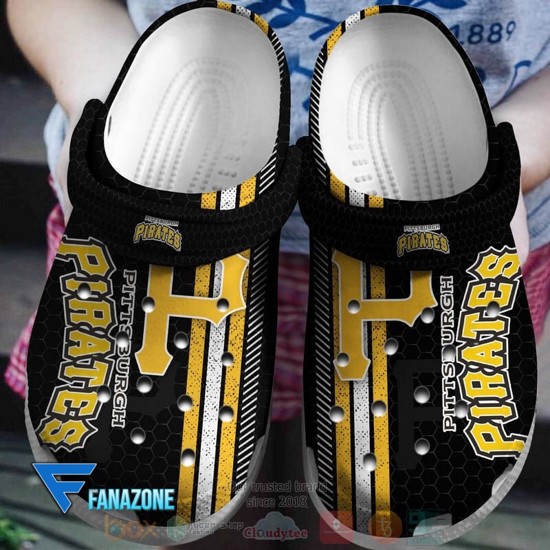 Pittsburgh Pirates MLB Sport Crocs Clogs Crocband Shoes Comfortable For Men Women and Kids