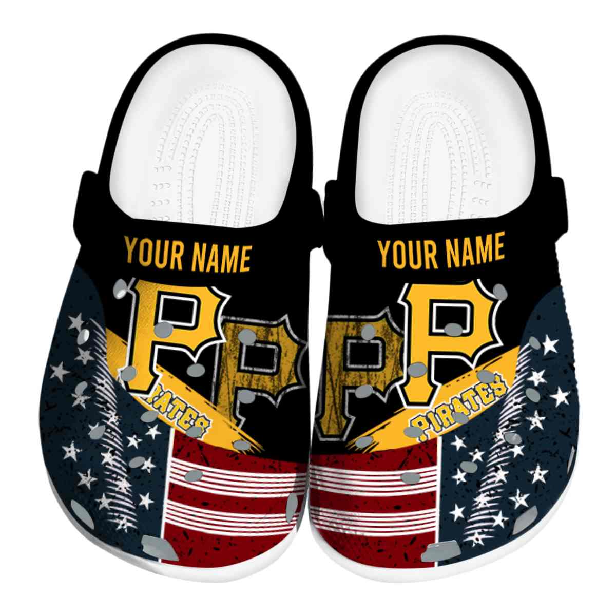Pittsburgh Pirates MLB Sport Crocs Crocband Clogs Shoes Comfortable For Men Women and Kids