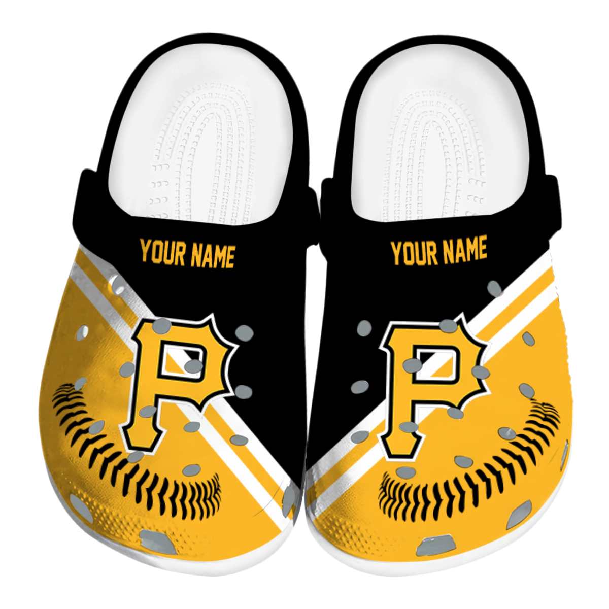 Pittsburgh Pirates MLB Sport Crocs Crocband Clogs Shoes Comfortable For Men Women and Kids