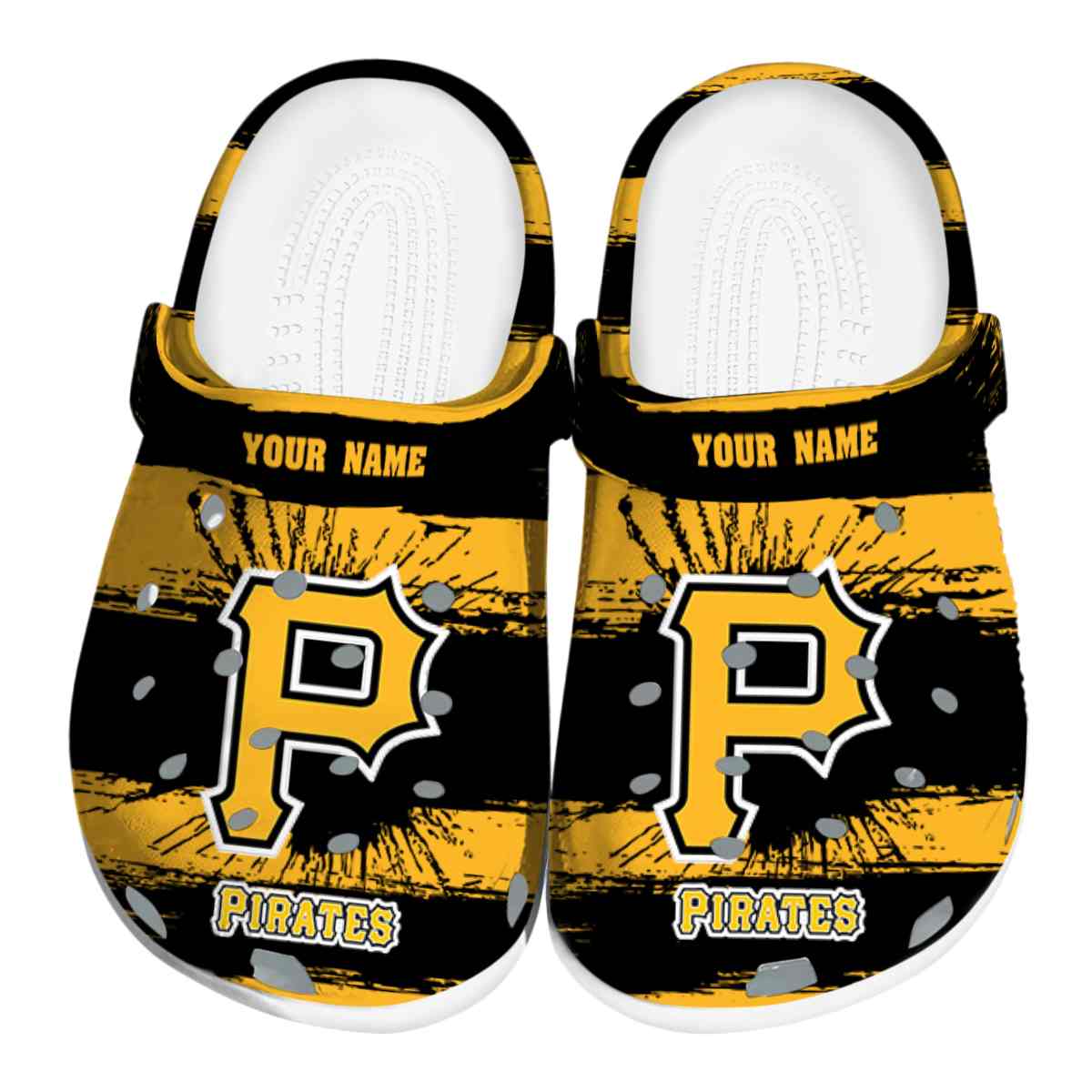 Pittsburgh Pirates MLB Sport Crocs Crocband Clogs Shoes Comfortable For Men Women and Kids