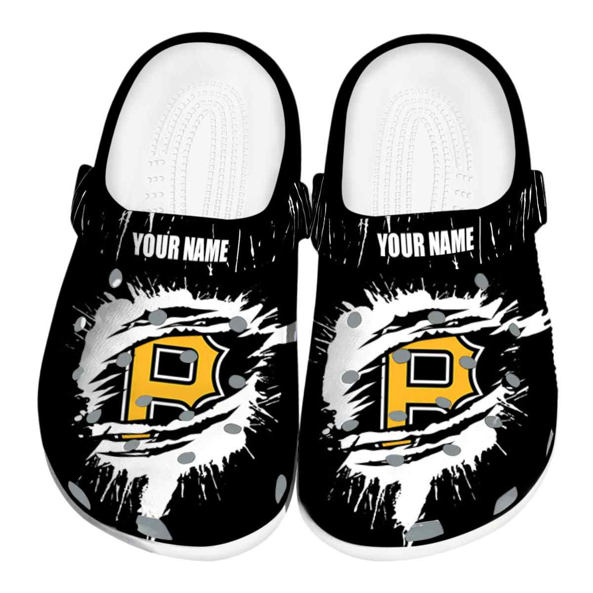 Pittsburgh Pirates MLB Sport Crocs Crocband Clogs Shoes Comfortable For Men Women and Kids